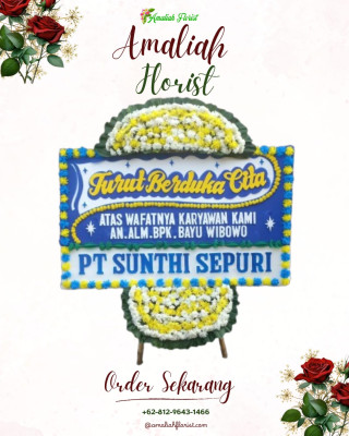 Papan Bunga Duka di Malalayang Satu Barat